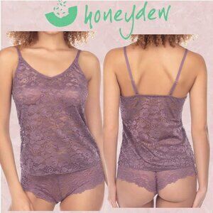 NWT! Honeydew Women's Margo Lace Spaghetti Strap Camisole ~ Pomegranate Sz M $38